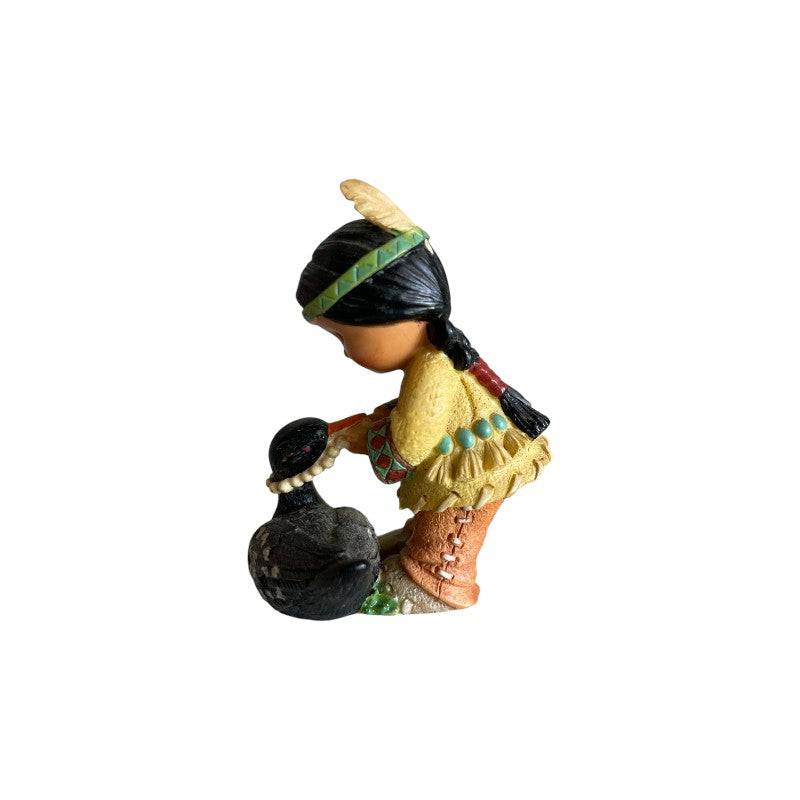 The Loon's Necklace Figurine