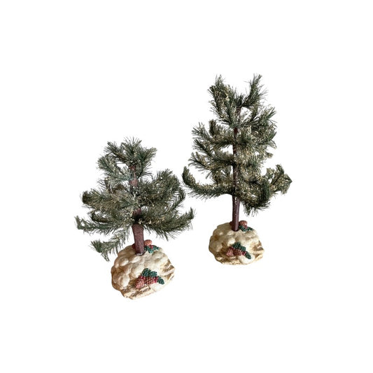 Christmas Tree Figurines - Set of 2